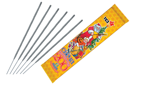  Бенгальские свечи 6 шт 200 мм в пакете  в Волжске